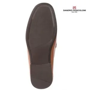 Sandro Moscoloni Brown Leather Cross Strap Loafer Sandro Moscoloni | Shoes | Sandro Moscoloni Brown Leather  main image 2